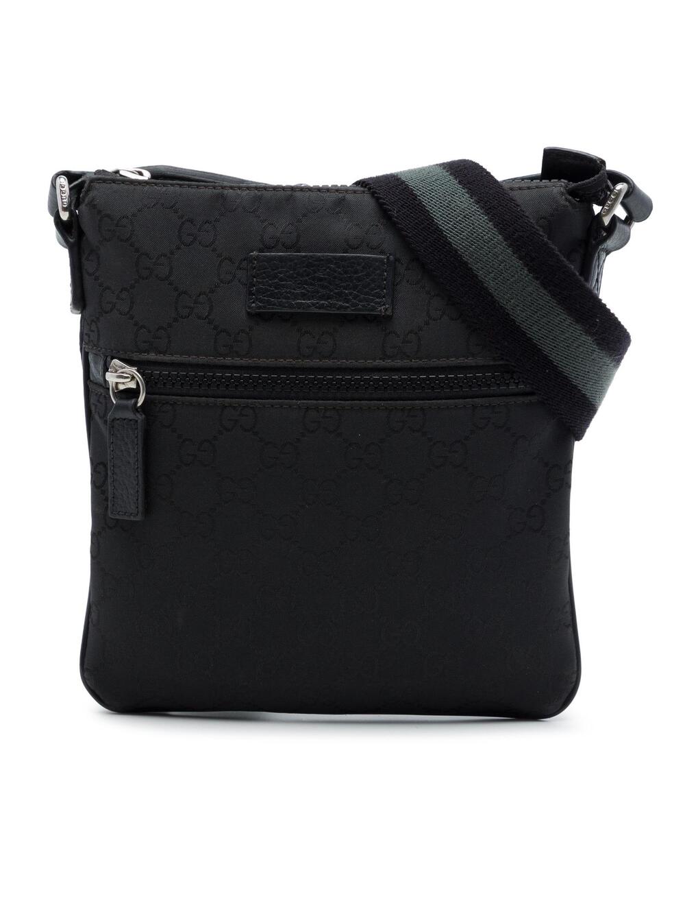 Gucci Gg Nylon Web Crossbody Pre-Loved #362371G61B